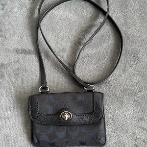 Coach cross body wallet